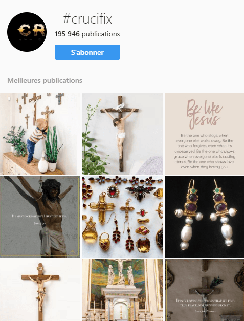 #crucifix sur Instagram