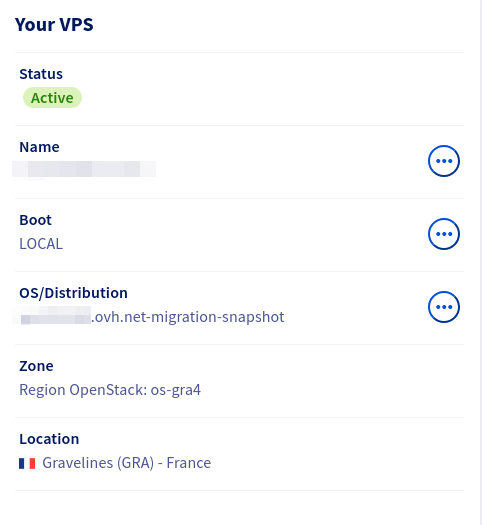 Montre la mention migration.snapshot sur la description du VPS dans le panneau client