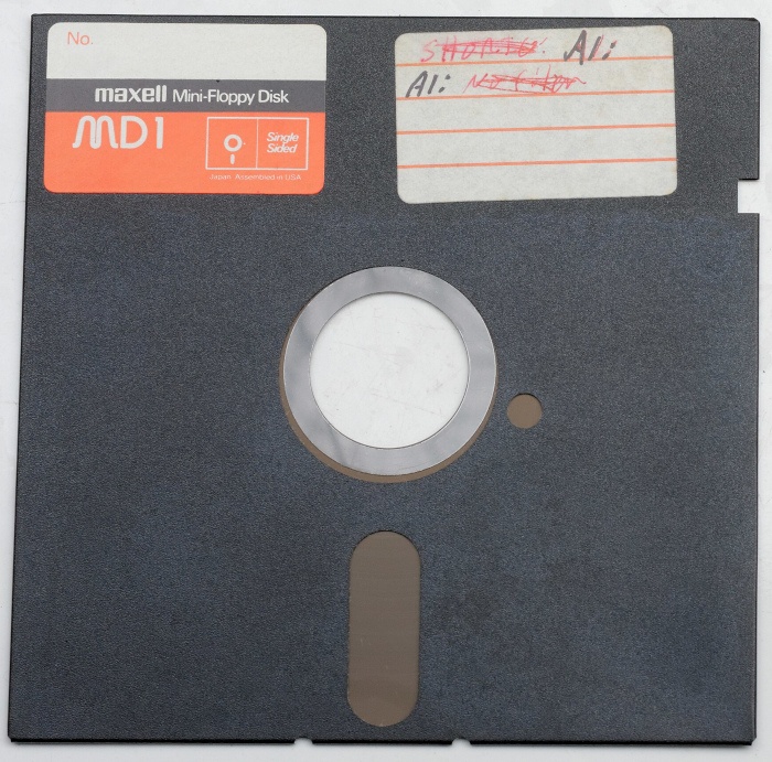 Une disquette de 5.25 pouces