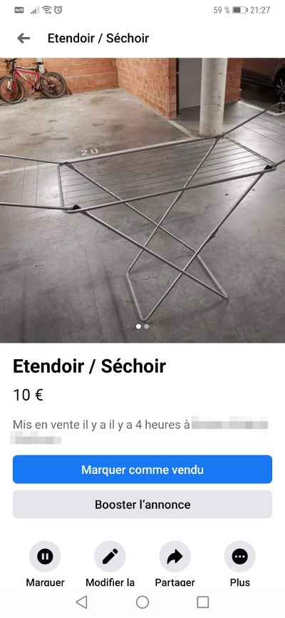 C'est juste un étendoir