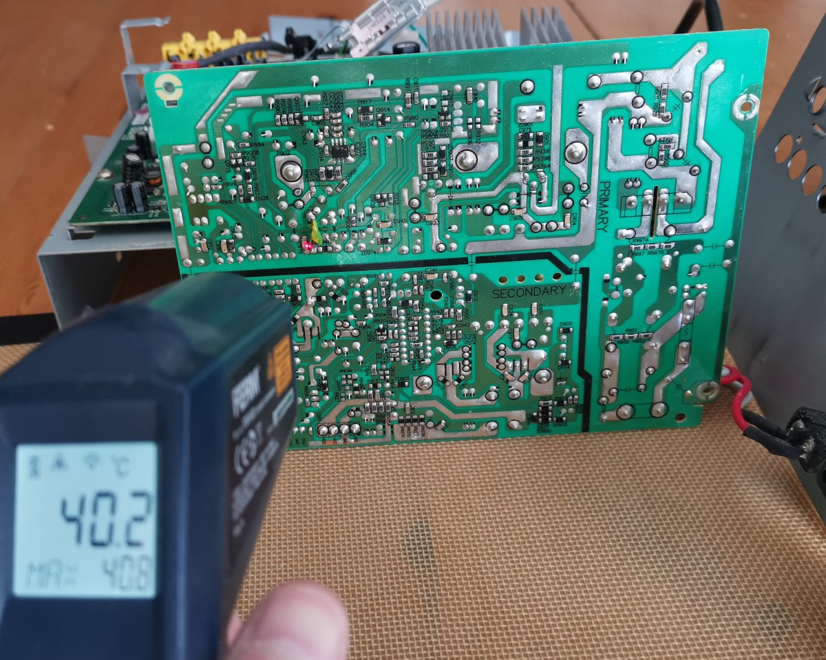 Montre la température juste après allumage de l'appareil: 35°