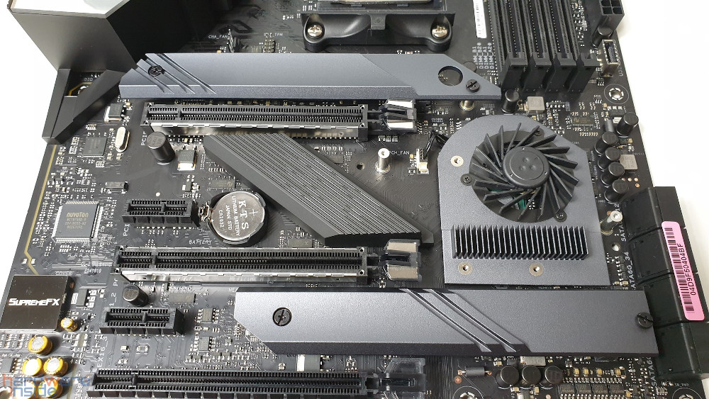 Image du refroidissement du chipset sur carte-mère Asus