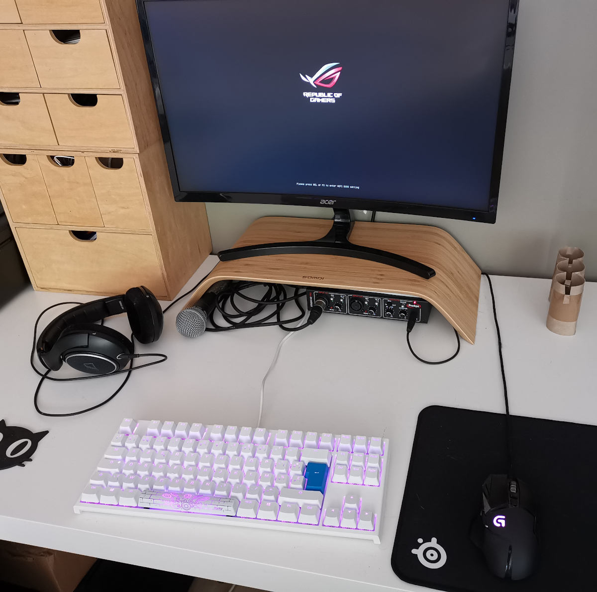 Logo Republic Of Gamers au démarrage