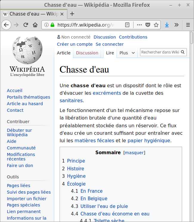 Chasse d'eau — Wikipédia